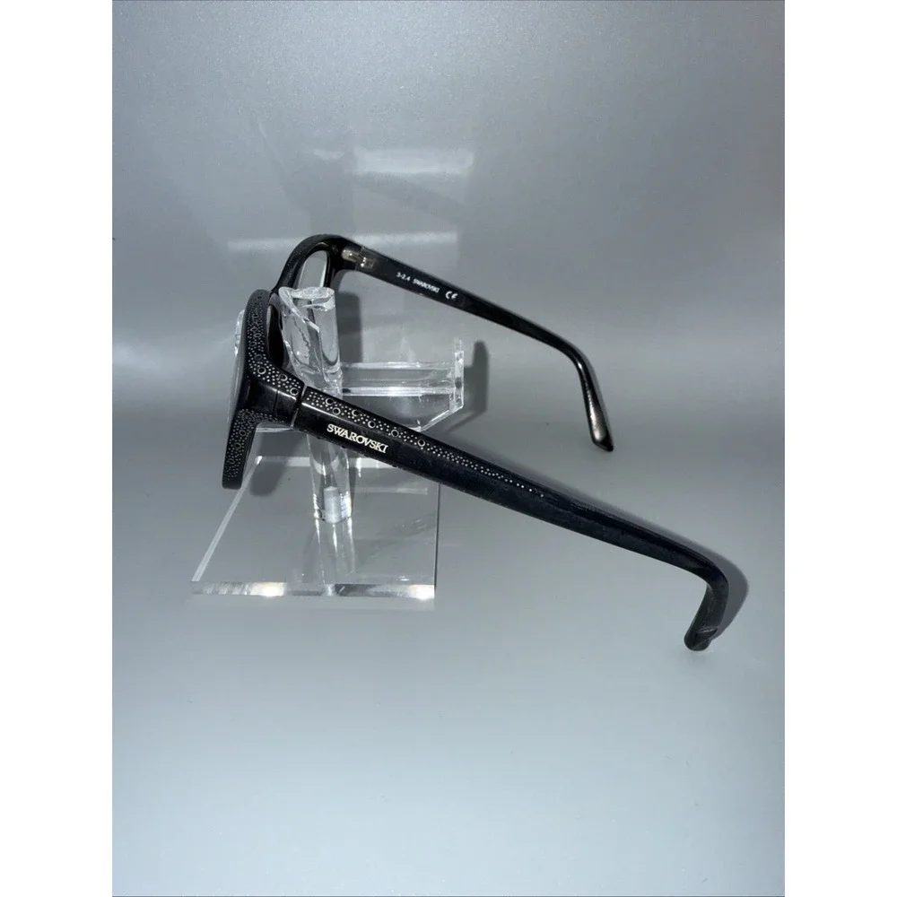 Swarovski Dame SW 5100 002 Black Crystal Cat Eye Eyeglasses Frames 54-16-135
